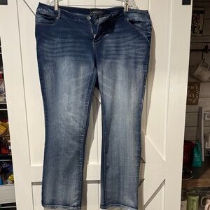 Cato Medium Blue Straight Leg Women's Jeans